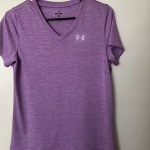 Under Armour Purple Fitted Short Sleeve Tee XS